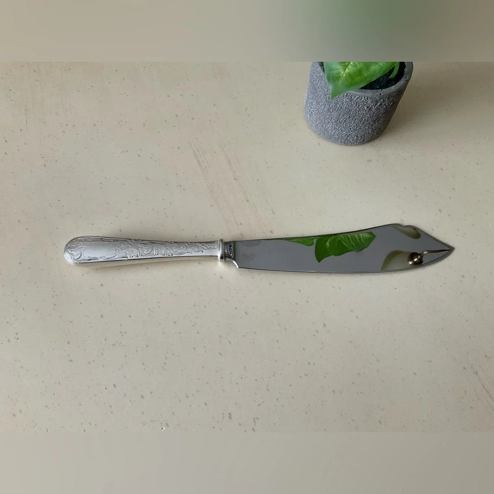Kirk Stieff Old Maryland Engraved Cake Serving Knife - No Monogram 🍰